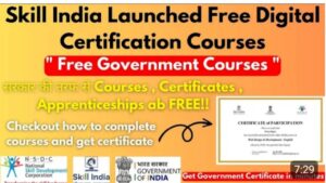 Skill India Digital Free Certificate Course 2024